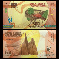 Madagascar  2017 Plastic Banknotes Paper Money 500 Ariary Polymer  UNC 1Pcs Banknote - Madagaskar