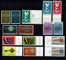 Luxembourg - Luxemburg - Timbres Europa, Different Stamps - Collections