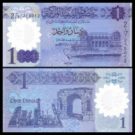 Libya 2019 Plastic Banknotes Paper Money  1 Dinar  Polymer  UNC 1Pcs Banknote 9th Anniversary Of The Revolution - Libya