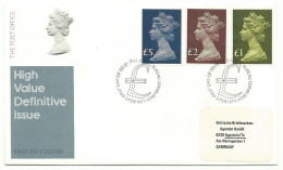 Grossbritannien Mi-Nr.732-34 High Value 1977 FDC - 1971-1980 Decimal Issues