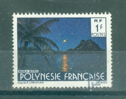 POLYNESIE - N°132 Oblitéré - Paysages De La Polynésie Française..Signature "DELRIEU" - Usati