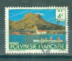 POLYNESIE - N°135 Oblitéré - Paysages De La Polynésie Française. Signature "DELRIEU" - Used Stamps