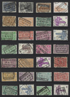 Y038 - Belgium - Railway Parcel Stamps - Used Lot - Other & Unclassified