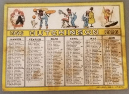 CALENDRIER HUTCHINSON 1926 - Petit Format : 1921-40