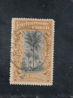 CONGO  BELGE  ETAT  INDEPENDANT   1896  Y.T. N°  -   Oblitéré - Gebraucht