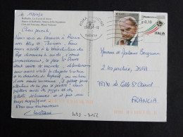 ITALIE ITALIA AVEC YT 3093 ET 3152 NORBERTO BOBBIO HISTORIEN - RAFFAELLO  LA SCUOLA DI ATENE - 2011-20: Cartas & Documentos