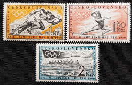 Tchécoslovaquie 1960 Olympic Games - Rome, Italy   Stampworld N° 1203 à 1205 Série Complète - Gebraucht