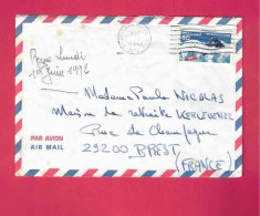 Lettre De 1992 Pour La France - YT N° PA 123 - Storia Postale