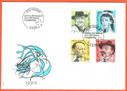 9xFDC. DE COLLECTION . SERIE+TIMBRES ISOLES+BLOCS DE 4. C/.S.B.K. Nr:801/04. Y&TELLIER Nr:1349/52. MICHEL Nr:1423/26. - FDC