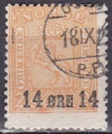 NO018E – NORVEGE - NORWAY – 1929 – STAMP OVERP.  – SG # 217 USED 7,50 € - Used Stamps