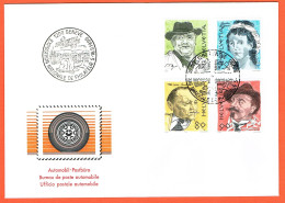 9xFDC. DE COLLECTION . SERIE+TIMBRES ISOLES+BLOCS DE 4. C/.S.B.K. Nr:801/04. Y&TELLIER Nr:1349/52. MICHEL Nr:1423/26. - FDC