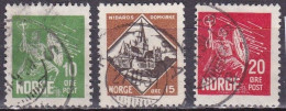 NO019A – NORVEGE - NORWAY – 1930 – SAINT OLAF – SG # 229/31 USED 2,75 € - Gebraucht