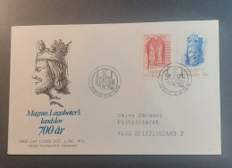 Norway  FDC 1974 - FDC