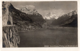 AXENSTRASSE - FLÜELEN UND BRISTENSTOCK - CARTOLINA FP SPEDITA NEL 1925 - Flüelen