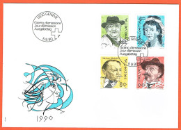 5xFDC. DE COLLECTION . SERIE + BLOCS DE 4. C/.S.B.K. Nr:801/04. Y&TELLIER Nr:1349/52. MICHEL Nr:1423/26. - FDC