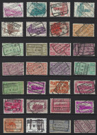 Y059 - Belgium - Railway Parcel Stamps - Used Lot - Andere & Zonder Classificatie