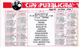 Calendarietto - Cipi Pubblicità - Catania - Anno 1974 - Petit Format : 1971-80