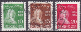 NO023B – NORVEGE - NORWAY – 1934 – LUDWIG HOLBERG – SG # 231/3 USED 2,50 € - Used Stamps