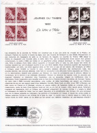 - Document Premier Jour Mario AVATI : La Lettre à Mélie - PARIS 8.3.1980 - JOURNÉE DU TIMBRE - - Engravings