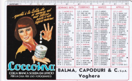 Calendarietto - Coccoiana - Balma Capoduri E C. Voghera - Anno 1979 - Petit Format : 1971-80