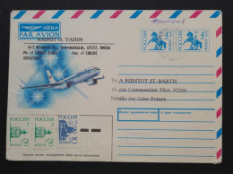 Russie.  Entier Postal Avec Illustration : Un Avion De Ligne. - Briefe U. Dokumente