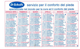 Calendarietto - Dr.scholl's - Anno 1973 - Petit Format : 1971-80