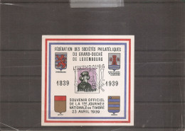 Luxembourg - Journée Du Timbre ( Carte Commémorative De 1939 à Voir) - Brieven En Documenten