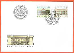 5xFDC. COLLE. EUROPA . SERIE+TIMBRES ISOLES+BLOCS DE 4. C/.S.B.K. Nr:797/98. Y&TELLIER Nr:1347/48. MICHEL Nr:1415/16. - FDC