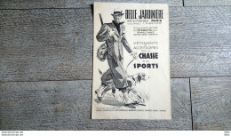 Petit Catalogue Belle Jardinière Vêtements Acessoires Pour Chasse Et Pêche 1936 Paris Mode Homme Femme - Jacht/vissen