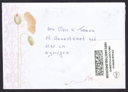 Netherlands: Cover, No Stamp, Label Postage Control, PostNL, QR Code, Postage Due (minor Damage, See Scan) - Covers & Documents