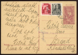 HUNGARY 1945.05. Censored Inflation Ps Card From Camp To Szeged - Lettres & Documents