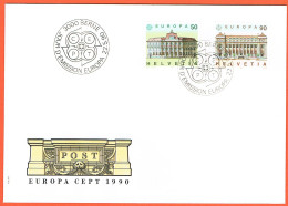 5xFDC. COLLE. EUROPA . SERIE+TIMBRES ISOLES+BLOCS DE 4. C/.S.B.K. Nr:797/98. Y&TELLIER Nr:1347/48. MICHEL Nr:1415/16. - FDC