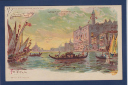 CPA Transparente Météor Système Contre La Lumière Non Circulée Litho Paris Exposition 1900 Venise - Hold To Light