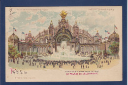 CPA Transparente Météor Système Contre La Lumière Non Circulée Litho Paris Exposition 1900 - Hold To Light