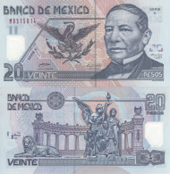 Mexico 20 Pesos 2005 UNC, P-116 Polymer  RARE - Mexique