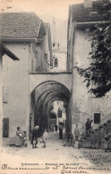 VILLENEUVE - PASSAGE DES ARCADES - CARTOLINA FP SPEDITA NEL 1903 - Villeneuve