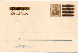 62163 - Deutsches Reich - 3/2Pfg Germania Privataufdruck, Ungebraucht - Cartoline