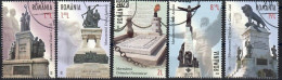 Romania, 2018  CTO, Mi. Nr. 7468 - 72,      Monuments Erected In Honor Of National Heroes  (80) - Oblitérés