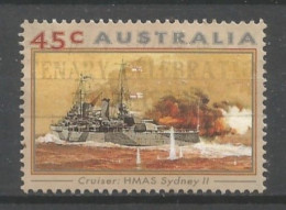 Australia 1993 WWII Battle Ships Y.T. 1298 (0) - Usados