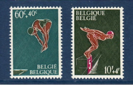 Belgique België, **, Yv 1372, 1373, Mi 1425, 1426, SG 1965, 1966, Natation, - Natation