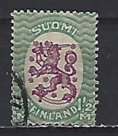 Finland 1925-29  Arms (o) Mi.120 X A - Usados