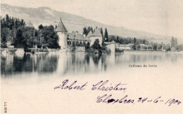 CHATEAU DE ROLLE - CARTOLINA FP SPEDITA NEL 1900 - Rolle