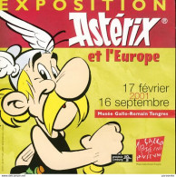 ASTERIX : Depliant ASTERIX Et L'EUROPE - Astérix