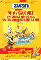 ASTERIX : Flyer Publicité ZWAN - Astérix