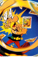 ASTERIX : Carte Journee Du Timbre 1999 Avec Timbre - Asterix