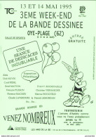 ASTERIX : Feuillet Salon OYE PLAGE 1995 - Astérix