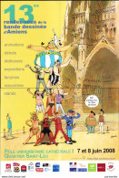 ASTERIX Par BOUZARD : Affiche + Dépliant Salon AMIENS 2008 - Asterix