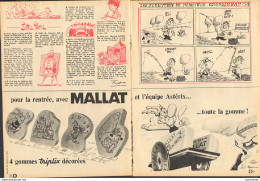 ASTERIX : 2 Pages De Presse Publicité GOMME MALLAT En 1967 - Astérix