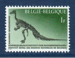 Belgique België, **, Yv 1374, Mi 1427, SG 1967, Iguanodon Bernissariensis, - Fossielen