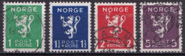 NO030 – NORVEGE - NORWAY – 1940 – STANDING LION – SG # 271/4 USED 10,50 € - Gebraucht